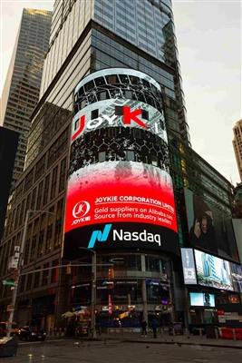 Joykie teeb nce Nasdaq thiab Times Square