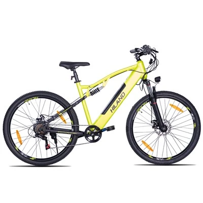 JOYKIE Tshiab Tsim HILAND MTB Fais Roob Tsheb kauj vab Tag Nrho 36V 10.4ah 27.5 Nti Disc Nres